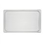 Vogue Plaque de cuisson à rainures en aluminium anti-adhésive, taille : 30 (H) x 530 (L) x 325 (P) mm, matériaux : aluminium end