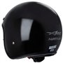 Casque Moto Jet Cafe Racer Homologué ECE 22-05 Visière Scooter Custom Noir M