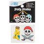 Baker Ross Tatouages temporaires vilains pirates pour enfant (Lot de 24) - Petit jouet parfait pour les pochettes-surprises