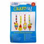 Baker Ross Kits de porte-clés crèmes glacées en bois (lot de 4) que les enfants pourront assembler et attacher à leurs porte-clé