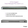 Netgear GS116E Commutateur de réseau non géré L2 Gigabit Ethernet (10/100/1000) Noir - Commutateurs réseaux (Commutateur de rése