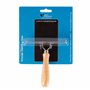 GROOM PROFESSIONAL Râteau de toilettage en bois pour chiens - Avec broches longues et courtes pour un démêlage efficace des sous
