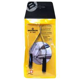 BERGEON - 7825 - Outillage professionnel - Pince brucelles pour ôter les barrettes à ressort des bracelets de montres de luxe -