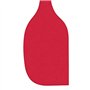 Colourworks CWMINISCRAPRED Mini Grattoir Silicone Rouge 28 x 18 x 18 cm