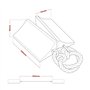 Sealey WC16 Paire de Cales de Roue en Caoutchouc Robuste