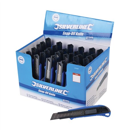 Silverline - Cutters à lame sécable 18 mm