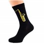 Paire de chaussettes en coton Motif Up Taille adulte (saxophone) (5 12 X6S019)