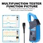 Hantek CC650 AC DC Actuel Serrer Bande passante 400Hz, 1 mV / 10 mA, 650A Auto Oscilloscopes et DMM, BNC Prise de courant