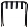 Harbour Housewares Porte-bagages pliable en métal - Noir - Lot de 1 - Valise pliable portable à un seul niveau pour la maison, l