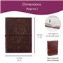 Paper High Commerce équitable Journal en Cuir avec Conception de L'arbre de Vie