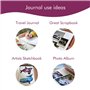 Paper High Commerce équitable Journal en Cuir avec Conception de L'arbre de Vie