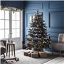 Lights4fun Guirlande Lumineuse de Noël avec 50 Bougies Crèmes LED Blanc Chaud à Pince pour Sapin Décoration de Noël pour Intérie