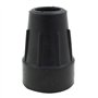Ossenberg - Lot De 2 Embouts En Caoutchouc Pour Cannes Et Béquilles - Noir - 20mm