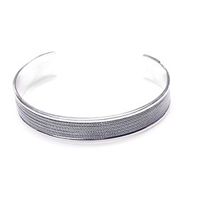 TreasureBay Bracelet jonc en argent sterling massif pour homme