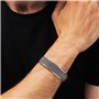 TreasureBay Bracelet jonc en argent sterling massif pour homme