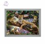 3D LiveLife Affiche murales lenticulaires Léopard à la Cime des Arbres de Deluxebase. Poster 3D sans cadre. Décoration murale pa