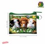 Porte-Monnaie 3D LiveLife - Cochon d'Inde de Deluxebase. Porte-Monnaie & Carte Lenticulaire 3D Animal Domestique Fermeture éclai