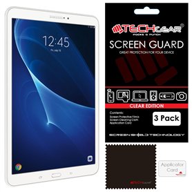 TECHGEAR [3 Pack] Protection d'Écran pour Galaxy Tab A 10.1