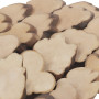 Kurtzy Rondelles Bois Naturel Brut (Lot de 500 g) - 2 à 5,5 cm de Diamètre - Tranches de Bois Brut avec Écorce et Sans Trou - Bo