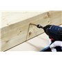 TIMCO 10100SCSY Lot de 50 vis à tête hexagonale 10 x 100 mm Jaune 10 x 100 mm