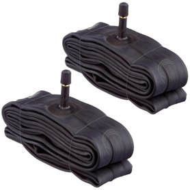 Contrast 2X Schrader Valve Mountain Bike Rubber Butyl Inner Tubes 26 x 2.1 ETRTO 54-559