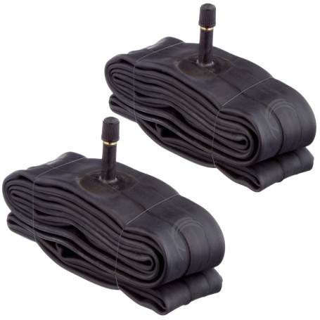 Contrast 2X Schrader Valve Mountain Bike Rubber Butyl Inner Tubes 26 x 2.1 ETRTO 54-559