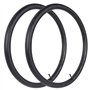 Contrast 2X Schrader Valve Mountain Bike Rubber Butyl Inner Tubes 26 x 2.1 ETRTO 54-559