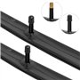 Contrast 2X Schrader Valve Mountain Bike Rubber Butyl Inner Tubes 26 x 2.1 ETRTO 54-559