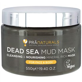 PraNaturals Masque à l'Argile de la mer Morte Bio 550g