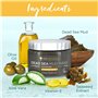PraNaturals Masque à l'Argile de la mer Morte Bio 550g, Naturel et Végan, Sans Cruauté, Riche en Minéraux - Hydrate, Détoxifie e