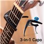 Guitar Lab coffret cadeau pour accessoires de guitare | médiators en étain, sangle de guitare, capodastre, accordeur électroniqu