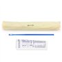 World Rhythm WR-801 Flûte à bec scolaire, flûte à bec 3 pièces, comprenant une baguette de nettoyage, un tableau des doigtés et 