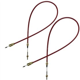 AB Tools 2 x Câble de Frein de remorque en Acier Inoxydable pour Les systèmes d'essieux Knott