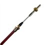 AB Tools 2 x Câble de Frein de remorque en Acier Inoxydable pour Les systèmes d'essieux Knott, Gaine extérieure 1130mm
