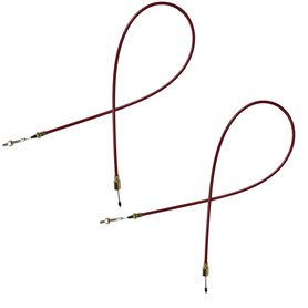 AB Tools 2 x Câble de Frein de remorque en Acier Inoxydable pour Les systèmes d'essieux Knott