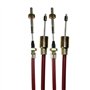 AB Tools 2 x Câble de Frein de remorque en Acier Inoxydable pour Les systèmes d'essieux Knott, Gaine extérieure 14-30mm