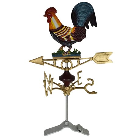 Poule Poulet Coq Girouette Vain Ridge Or Montage Toit de Maison la Fonte