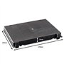 SPARES2GO Filtre à charbon actif pour hotte aspirante Hotpoint-Ariston (240 x 270 mm)