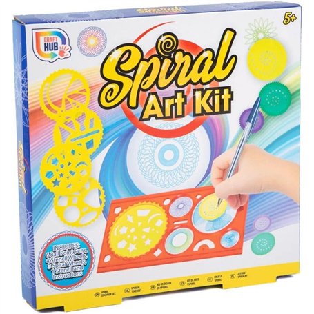 Quickdraw Kit d'art en spirale avec stylos et pochoirs