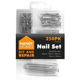 Lot de 250 clous assortis