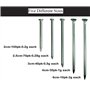 Lot de 250 clous assortis
