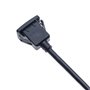 Câble de Montage Encastré USB 3.0 Carré Monoprise Panneau en Affleurement Rallonge 1M D'extension avec Boucle pour Tableau de Bo