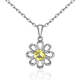 Philip Jones Collier Marguerite créé avec des Cristaux Zircondia®