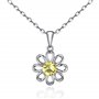 Philip Jones Collier Marguerite créé avec des Cristaux Zircondia®