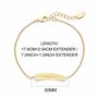 Philip Jones Bracelet Plume Plaqué Or