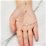 Philip Jones Bracelet Marguerite plaqué Argent