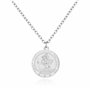 Philip Jones Collier Homme Acier St Christophe