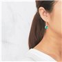 Philip Jones Ensemble aigue-marine en argent sterling créé avec des cristaux Zircondia®
