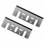Lames de rabot en acier rapide pour DeWalt DCP 580 - 82 x 29 x 3 mm - Compatibles avec Makita