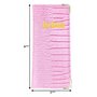 Acclaim Support rigide pour cartes de score de bowling - Légèrement rembourré - Effet texture reptile - 23 cm x 10 cm - Avec cli